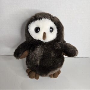 Hootie Hooters Brown Owl Plush Stuffed Animal Restaurant Mascot 6" Toy